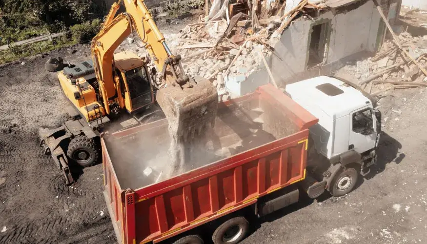 Çuvallı Moloz Birikimi